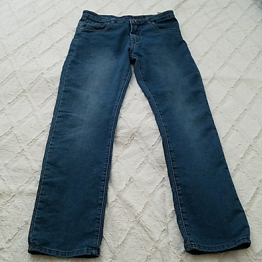 Lucky Brand Women's Straight Leg Jeans in Dark Blue Wash